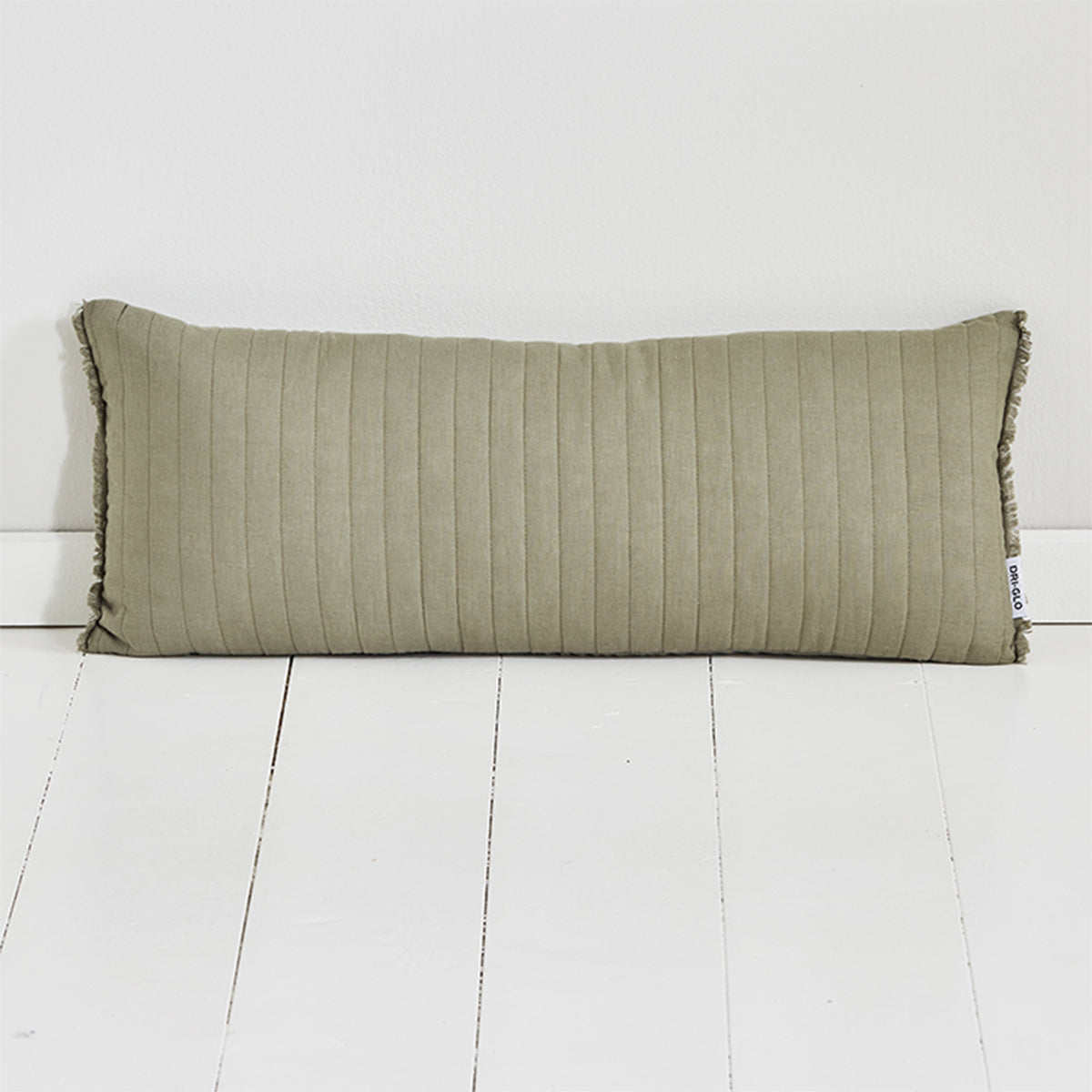 Linen Quilted Boulster Cushion